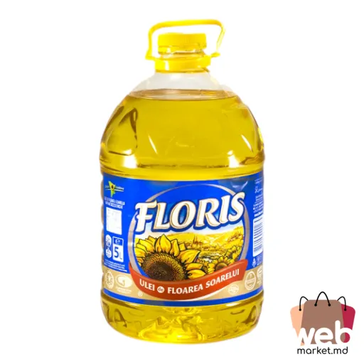 Ulei de floarea soarelui 5L FLORIS