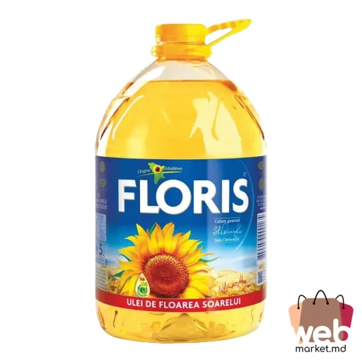 Ulei de floarea soarelui 3L FLORIS