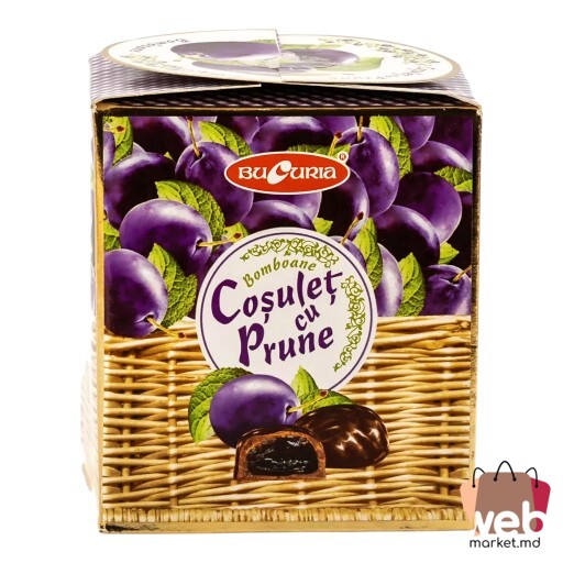 Bomboane Coșuleț cu prune 200g BUCURIA