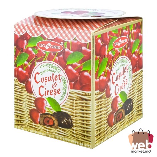 Bomboane Coșuleț cu cireșe 200g BUCURIA