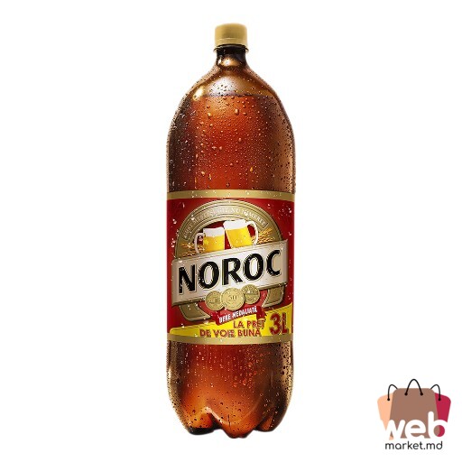 Bere blondă Pasteurizată 4% 3L NOROC