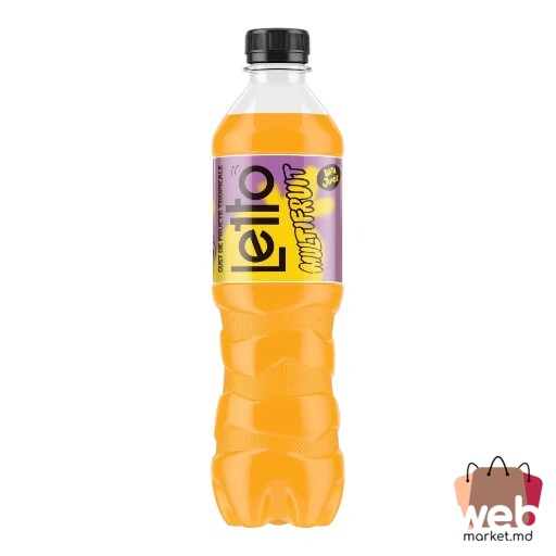 Băutură răcoritoare carbogazoasă multifruct 500ml LETTO