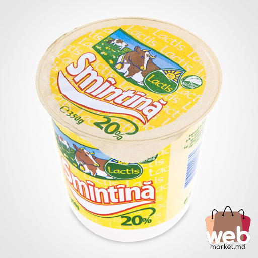 Smântână 20% 350g LACTIS