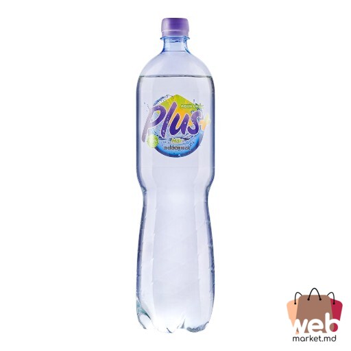 Apă potabilă carbogazoasă aromă de măr 1.5L AQUA UNIQA