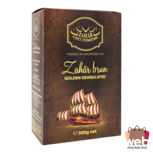 Zahăr Golden Granul 500g CINCI INIMIOARE