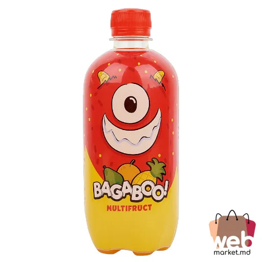 Băutură carbogazoasă multifruct 500ml BAGABOO