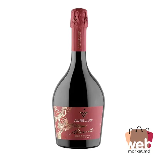Vin spumant rose dulce Muscat 12% 750ml AURELIUS