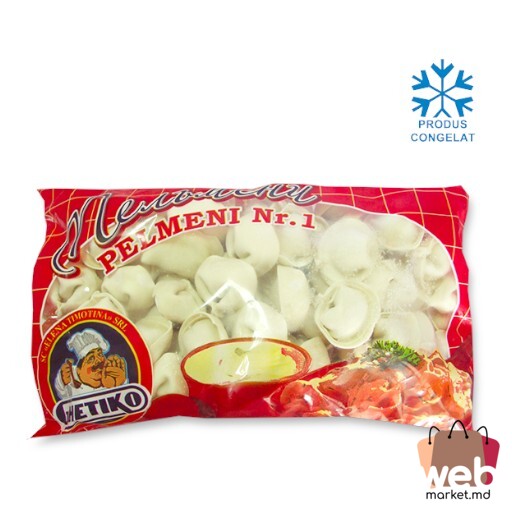 Pelmeni congelați cu porc /vită De Casă Nr.1 1kg GHETIKO
