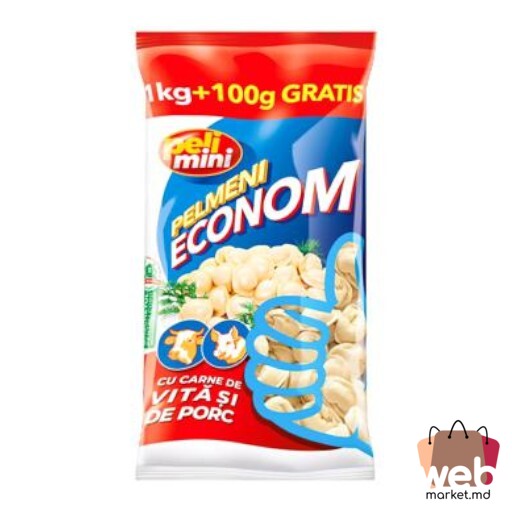 Pelmeni congelați Econom 1.1kg PELIMIN