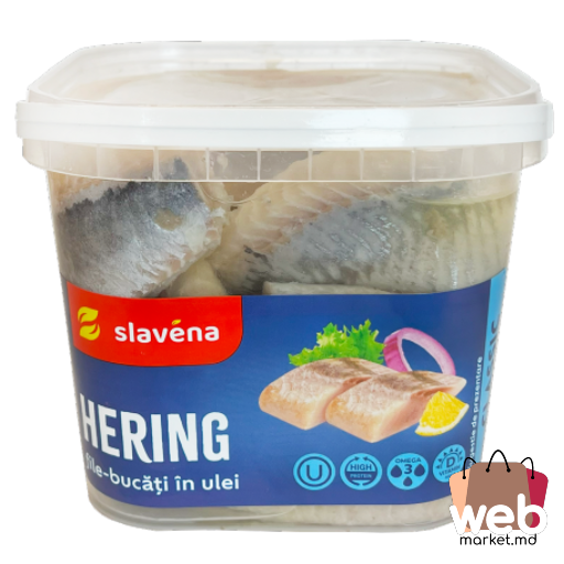 File de hering în ulei Classic 900g SLAVENA LUX
