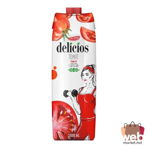 Suc tomate fără zahăr 1L DELICIOS