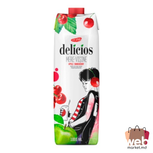 Nectar mere /vișină 1L DELICIOS