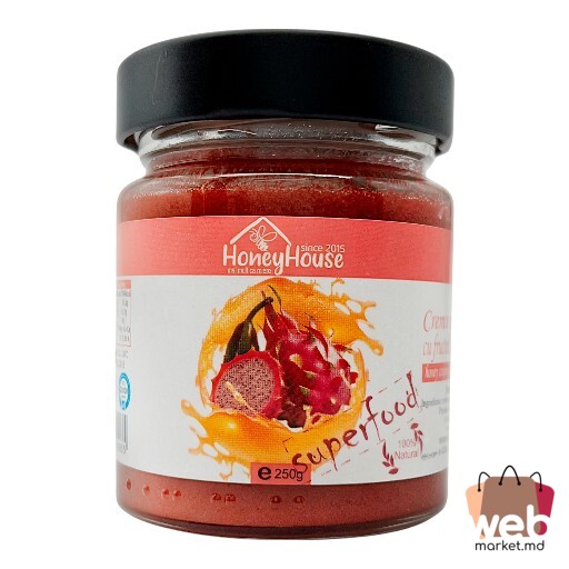 Miere cremă cu fructul dragonului 250g HONEY HOUSE