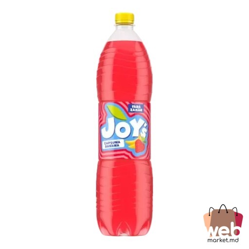 Băutură răcoritoare carbogazoasă banană și căpșuni 1.5L JOYS