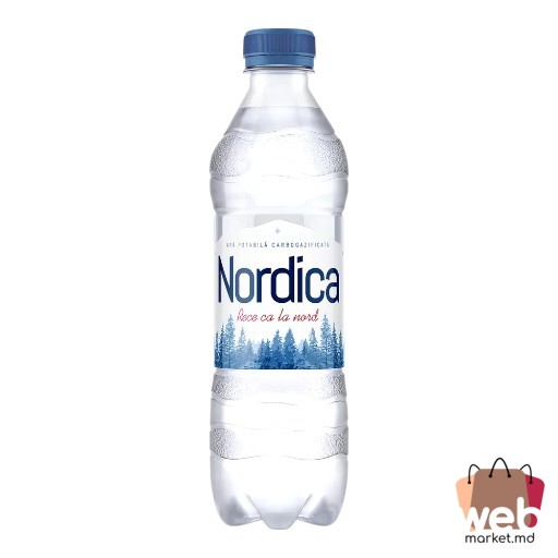 Apă potabilă carbogazoasă 500ml NORDICA