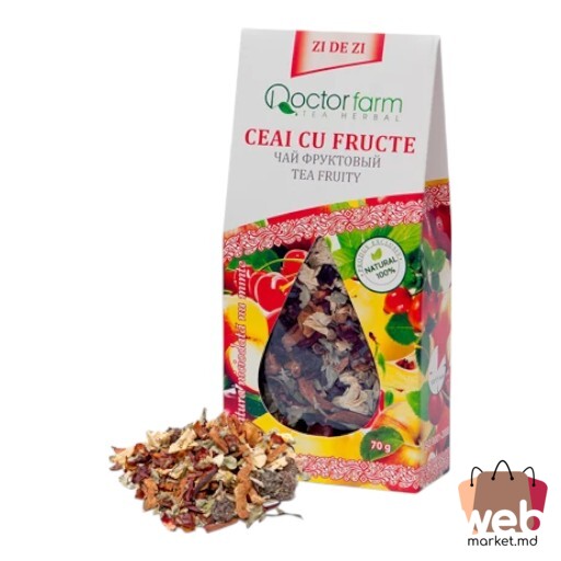Ceai din plante cu fructe 70g DOCTOR FARM