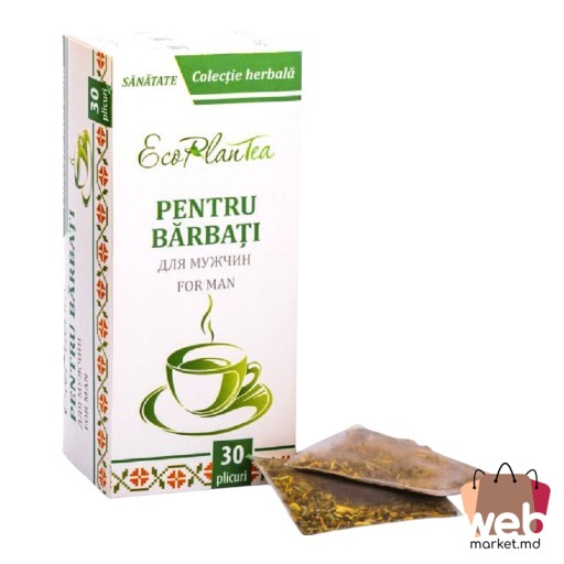 Ceai verde cu plante pentru Bărbați Eco Plant Tea 30pac. x1.5g DOCTOR FARM