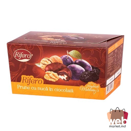 Prune cu miez de nucă în ciocolată 500g RIFERO