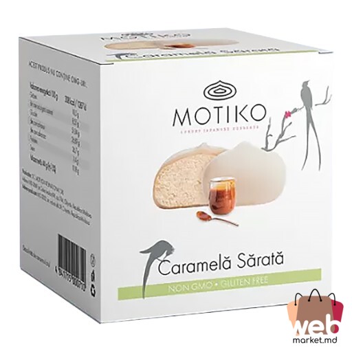 Prăjitură japoneză cu caramel sărat 40g MOTIKO