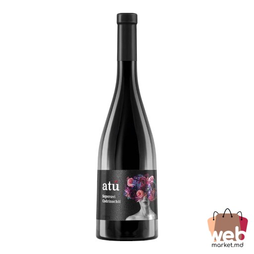 Vin roșu sec Codrinșchii Saperavi 12% 750ml ATU WINERY