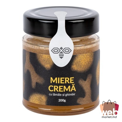 Miere cremă lămâie /ghimbir 200g APIFERA
