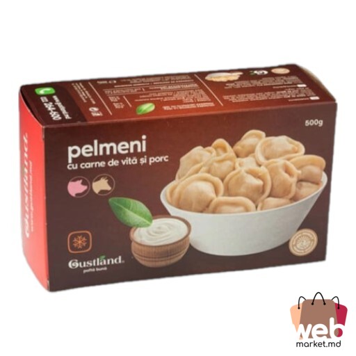 Pelmeni congelați cu vită /porc 500g GUSTLAND