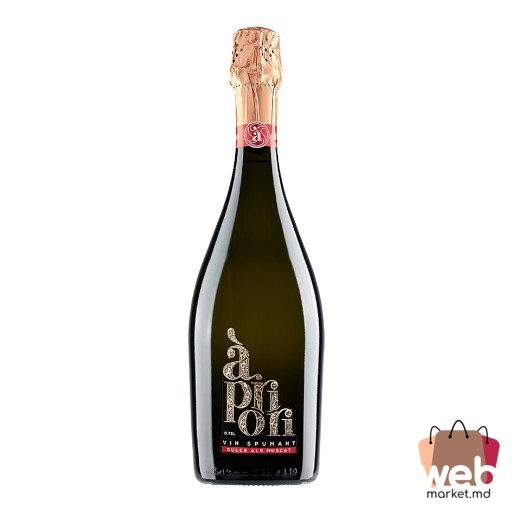 Vin spumant alb dulce muscat 12% 750ml APRIORI