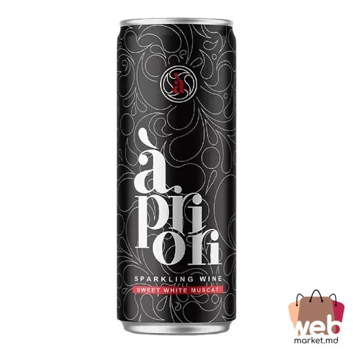 Vin spumant alb muscat 12% 250ml APRIORI