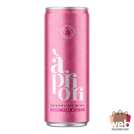 Vin spumant rose Sweet muscat 12% 250ml APRIORI