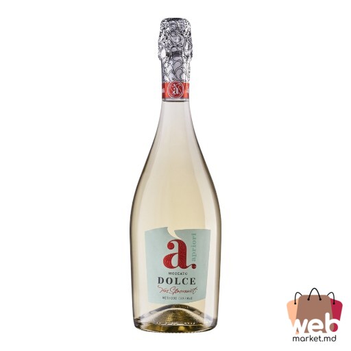 Vin spumant alb dulce Moscato Dolce 7% 750ml APRIORI