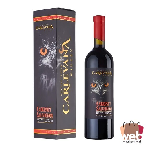 Vin roșu sec Cabernet Sauvignon COL 2005 Bufniță 12% 750ml CARLEVANA