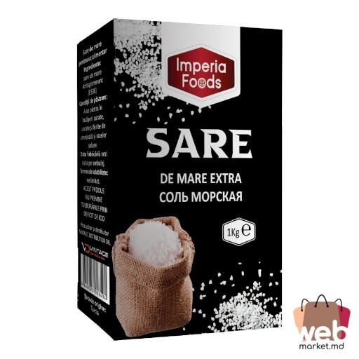 Sare de mare extra 1kg IMPERIA FOODS