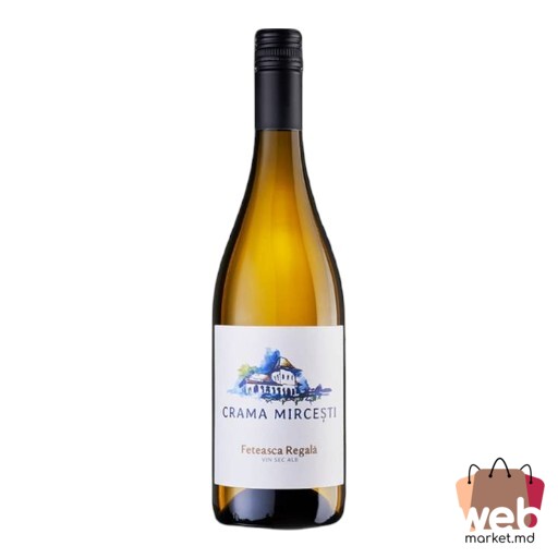 Vin alb sec Fetească Regală 12% 750ml CRAMA MIRCEȘTI