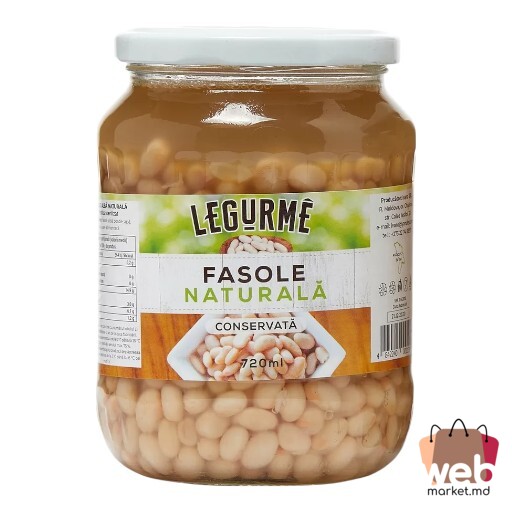 Fasole albe conservate 720g /700g LEGURME