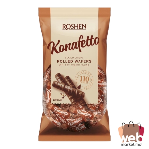 Bomboane Konafetto nero 200g ROSHEN