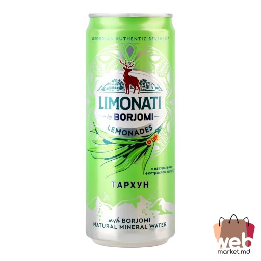 Băutură răcoritoare carbogazoasă Limonati Tarhun 330ml BORJOMI