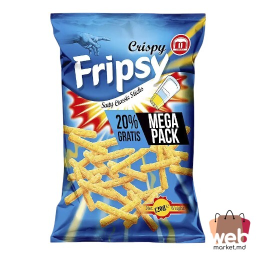 Fripsy crocant cu sare 120g MAKS