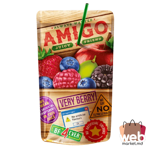 Băutură din fructe veryberry Clasică 200ml AMIGO