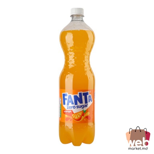 Băutură răcoritoare carbogazoasă Orange Zero Sugar 1.25L FANTA