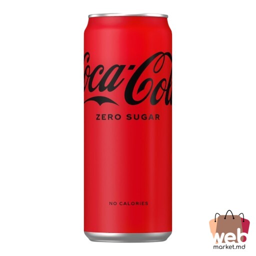Băutură răcoritoare carbogazoasă fără zahăr 330ml COCA-COLA