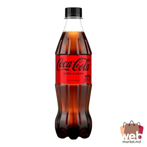 Băutură răcoritoare carbogazoasă fără zahăr 500ml COCA-COLA