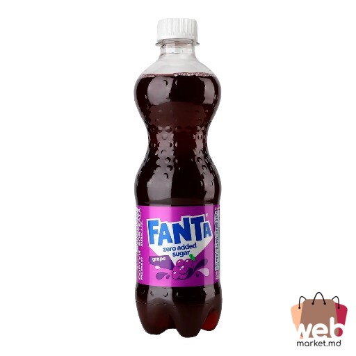 Băutură răcoritoare carbogazoasă grape fără zahăr 500ml FANTA