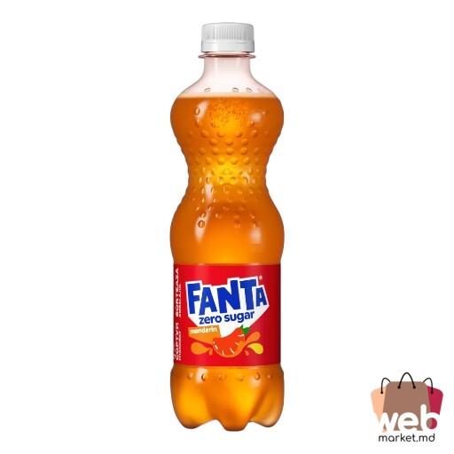 Băutură răcoritoare carbogazoasă mandarină fără zahăr 500ml FANTA