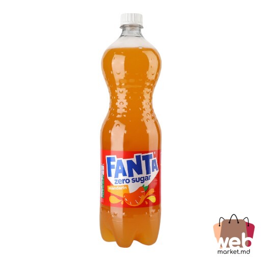 Băutură răcoritoare carbogazoasă Mandarin Zero 1.25L FANTA
