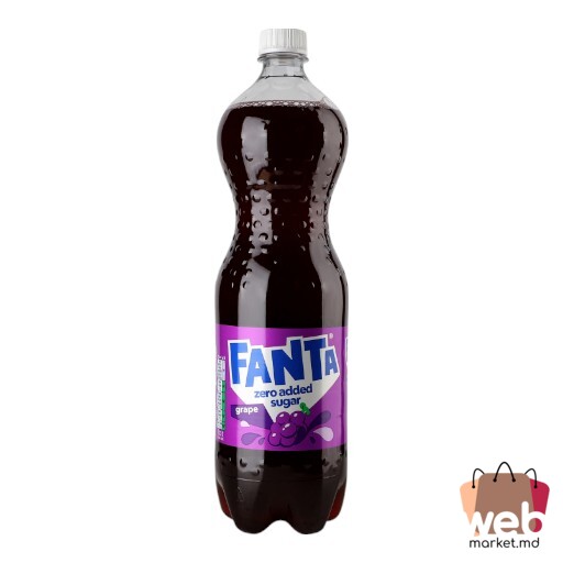 Băutură răcoritoare carbogazoasă Grape Zero 1.25L FANTA