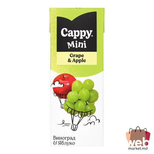 Suc struguri /mere 200ml CAPPY