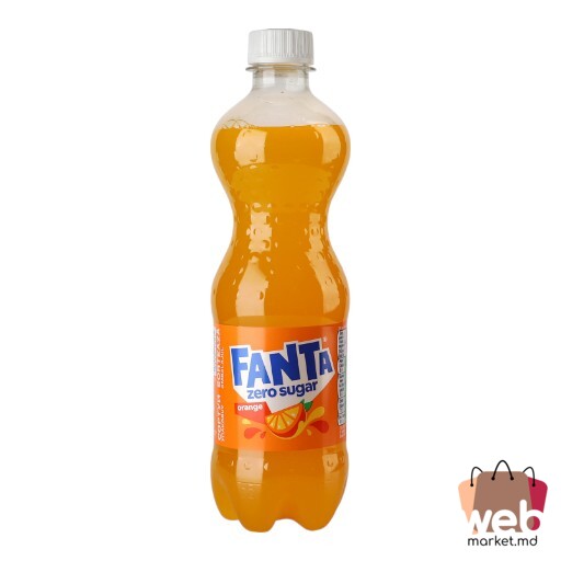 Băutură răcoritoare carbogazoasă Orange fără zahăr 500ml FANTA