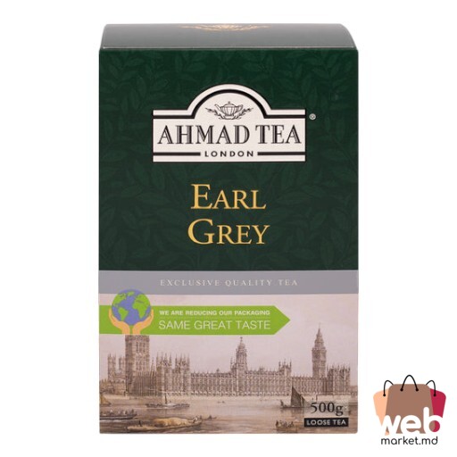 Ceai negru aromatizat Earl Grey 500g AHMAD TEA
