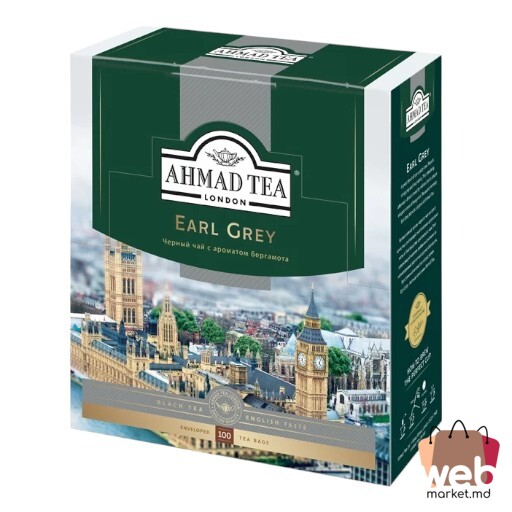 Ceai negru aromatizat Earl Grey 100g AHMAD TEA