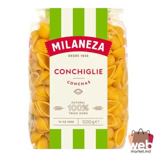 Paste făinoase Conchiglie 500g MILANEZA
